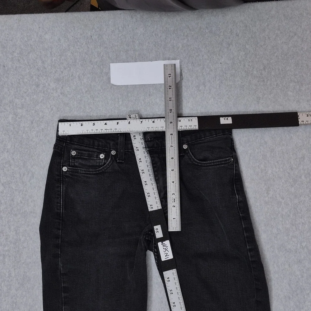 Levi's 514 Men Jeans 30X32 Black Denim Slim Fit 30